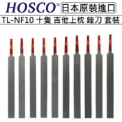 吉他零件 HOSCO TL-NF10 Edge-Cut Nut File Set 十隻 吉他 專用 上弦枕 開槽 銼刀