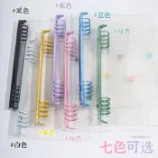 臺灣 新品✨透明活頁夾a5筆記本可拆卸活頁本pvc軟殼A6軟殼b5卡冊空殼