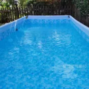 熱銷#爆款大型家用兒童成人游泳池超大號支架戶外家庭戲水池養魚池水上樂園