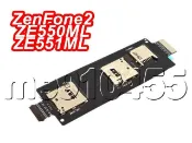ASUS ZenFone 2 ZE550ML SIM卡座 ZE551ML 卡槽排線 SIM卡 Micro卡 卡座 現貨