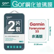 種子雲手機配件小舖 GOR 9H Garmin Forerunner 35 手錶玻璃 鋼化 保護貼 膜 佳明 運動手錶 滿299免運