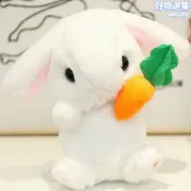 檸檬精選屋 會學說話的兔子復讀玩偶唱歌小白兔兒童聖誕電動毛絨玩具公仔
