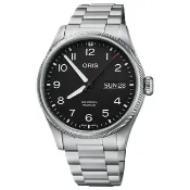 大高雄鐘錶城 ORIS 豪利時 Big Crown ProPilot 0175277604164-0782208 專屬於藍天 飛行時尚日期腕錶/黑 44mm｜樂天領券現折★全館特惠中★指定刷卡回饋10%