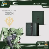 【機動戰士鋼彈】MS-06F ZAKU II 薩克II 二折短夾(獨立零錢包) GUFW234017-06
