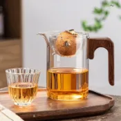 【臺灣發貨】小青柑泡茶壺玻璃公道杯耐高溫家用過濾花茶紅茶壺耐熱玻璃泡茶壺