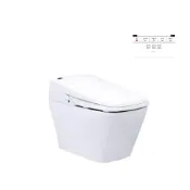 (店+)【CAESAR 凱撒衛浴】【洗樂適衛浴-台中沙鹿中港店】智慧馬桶 自動沖水 管距30公分 噴虹吸龍捲式CA1380(儲熱式.坐式馬桶)