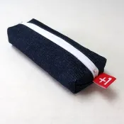 Plus 1 SQUARE 牛仔丹寧四方筆袋