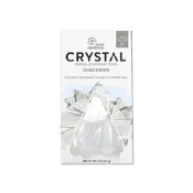 美國CRYSTAL-長效淨味約24小時礦物鹽身體除臭石-無香款140g/盒(晶燦綺肌體香石,運動異味消臭石,全天乾爽體香膏)