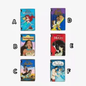 拆盒確認款🌟迪士尼公主 活動式錄影帶造型 金屬徽章 別針 美國限定 迪士尼 官方授權 寶嘉康蒂 灰姑娘 花木蘭 小美人魚