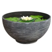 歡樂購物網 【大型庭院風】樹脂魚缸 睡蓮造景盆 老式金魚缸 大水缸 養魚生態碗 耐用防水 室外花盆