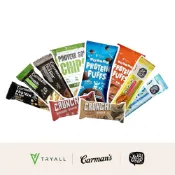[TRYALL Carman's] 蛋白棒 蛋白零食 蛋白點心 低卡零食 高蛋白餅乾 能量棒 單入