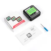 Winn 數字水平角度計電子量角器傾角儀帶磁性底座 LCD 精密水平儀測角儀