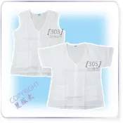 (店+)∞麗服太∞日鶴牌303、305-女全開扣麻紗衣、竹紗內衣、阿嬤背心、日鶴＊艋舺服飾商圈-品牌店家＊