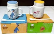 Disney Winnie with Pooh 歡樂維尼三件式杯組 440ml 授權商品