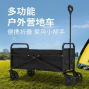 無限極台灣館 野餐 戶外推車 快遞車 迷你拉貨車 耐磨 簡單 日式 露營推車 戶外便攜式折疊推車 手推野餐車 營地拖車簡易拉桿購物車
