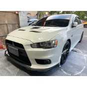 三菱LANCER FORTIS EVO10日規鯊魚頭前下巴空力套件12-15 （台製保桿專用）