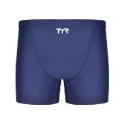 【TYR】泳褲 四角 男用 藍色 Solid Boxer(優質面料 獨家剪裁)