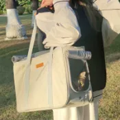 樂購優品百貨 寵物太空包 貓包 寵物手提包 太空艙 貓包外出便攜單肩手提寵物包冬季大容量小型犬攜帶包貓背包狗帆布