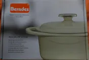 全新Berndes珐瑯20公分-有蓋-鑄鐵鍋