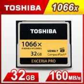＊鼎強數位館＊Toshiba EXCERIA PRO 32GB CF Card,讀160MB/S、寫150MB/S,防震功能 ,五年保固 ,富基電通公司貨