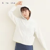 a la sha 水洗熊耳連帽外套