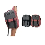 (店+)【SNOW.bagshop】SPYWALK 後背包外出上學休閒中大容量可A4資料夾防水尼龍
