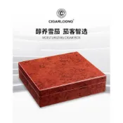 茄龍 雪鬆木 雪茄盒 保濕盒 大容量 雪茄箱 實木 烤漆 防蟲 醇養 濕度計 雪茄盒便攜 雪茄盒 雜耍 雪茄用品 保濕盒