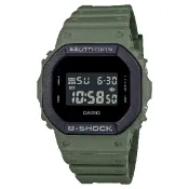 大高雄鐘錶城 CASIO卡西歐 5600 系列 DW-5610UU-3 街頭時尚方型數位錶 橄欖綠 43.8mm ｜樂天領券現折★全館特惠中★指定刷卡回饋10%