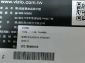 VIZIO39吋液晶電視型號V39D面板破裂全機拆賣