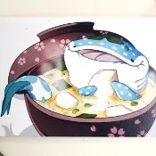 豆腐鯊點點 spot whale shark 明信片 豆腐鯊味增湯
