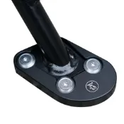(店+)【XILLA】YAMAHA VINOORA/LIMI/RS NEO/JOG 適用 鋁合金側柱加大底座 增厚底座(側柱停車超穩固)