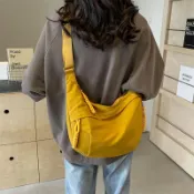 韓版簡約休閒女士斜挎包新款腋下單肩包包批發純色外出旅行餃子包瑤瑤精選瑤瑤精選