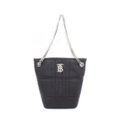 【DOKODEMO】【二手】Burberry BURBERRY 單肩包 小號 Laura 水桶包 80591451 黑色尼龍 小號 Laura 水桶包 女式 A