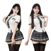 (店+)【Mr.情趣】情趣服飾 英倫學院風制服 24H出貨 情趣用品 格紋短裙 角色扮演 性感穿搭 JK制服 cosplay 學生妹 制服