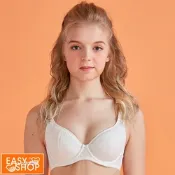 EASY SHOP-萌萌小刺蝟-舒適美國棉軟鋼圈學生少女內衣-純真白