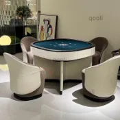 限時下殺 雀友麻將桌全自動家用棋牌多功能靜音電動麻將機餐桌一體高端簡約-詢運費