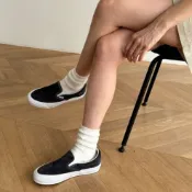 [unclev1966] VANS PREMIUM SLIP-ON 98 黑藍 麂皮 水洗 休閒 懶人鞋 滑板鞋