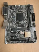 三和電腦配件店 華碩B150M-D主機板 拆機良品 功能完好帶擋板 支援VGA+DVI輸出 M.2硬盤接口 PCI接口 DDR4記憶體 中等版型 7天可退換