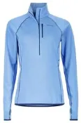 ├登山樂┤美國Marmot Neothermo 1/2 Zip 女款彈性保暖透氣中層衣/排汗衣 藍#89760-3990