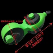 【桃園出貨】全新料30米手動墨斗劃線神器畫線器木工劃線工具加厚高檔工地棉線