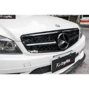 Kc汽車部品 BENZ 賓士 W204 C204 S204 [C63款] [全亮黑] 一線星 水箱罩 C250 C