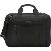 美國百分百【全新真品】Kenneth Cole 側背包 KC 公事包 黑色 尼龍 手提包 電腦包 商務 男包 AX10