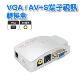 【低價】DA-85(B) VGA轉AV S端子 VGA to TV 電腦轉電視 PC to TV 數位轉類比 轉換盒