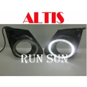 ●○RUN SUN 車燈,車材○● 全新 豐田 2010 2011 2012 ALTIS 10.5代 光圈 霧燈框 一對