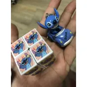 史迪奇迴力車吊飾魔術方塊鑰匙圈吊飾