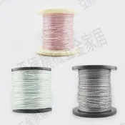 音樂絲帶瓦哈拉發燒喇叭線電源線散線HIFI音頻信號線單晶銅鍍銀線【亞德機械五金家居】