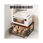 (店+)【JJ】桌面置物架 咖啡機抽屜式儲物架 吧檯餐桌櫃 咖啡茶包水杯架子 收納盒 收納架