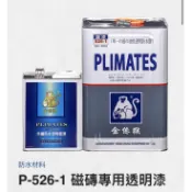 【正漆】 金絲猴  P-526-1 磁磚專用透明漆