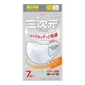 【Donki日本唐吉訶德】KOWA興和 三次元口罩 L碼 白色 7片裝