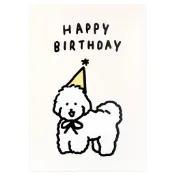 韓國ZERO PER ZERO 生日卡/ 狗狗祝你生日快樂 eslite誠品